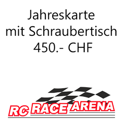 Bild von Jahreskarte mit Schraubertisch RC-RACE ARENA